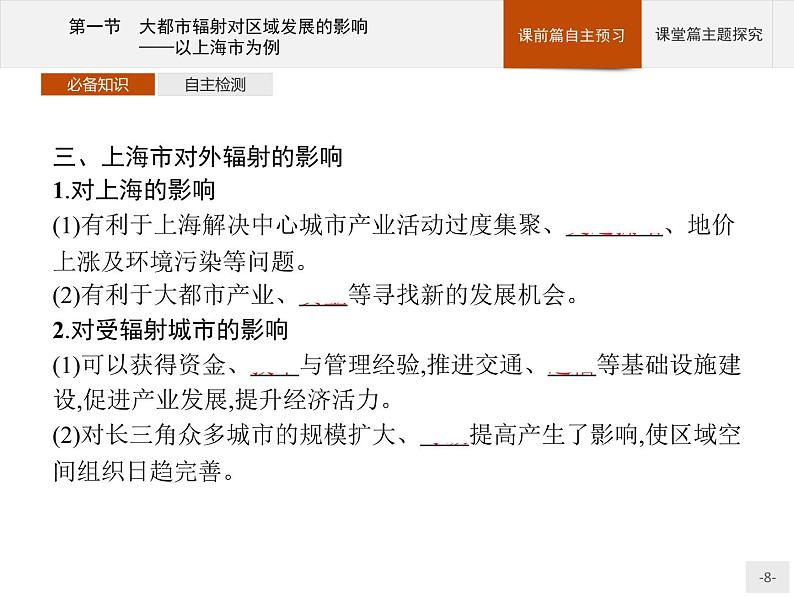 第三单元　第一节　大都市辐射对区域发展的影响——以上海市为例 课件-鲁教版（2019）选择性必修二高中地理08