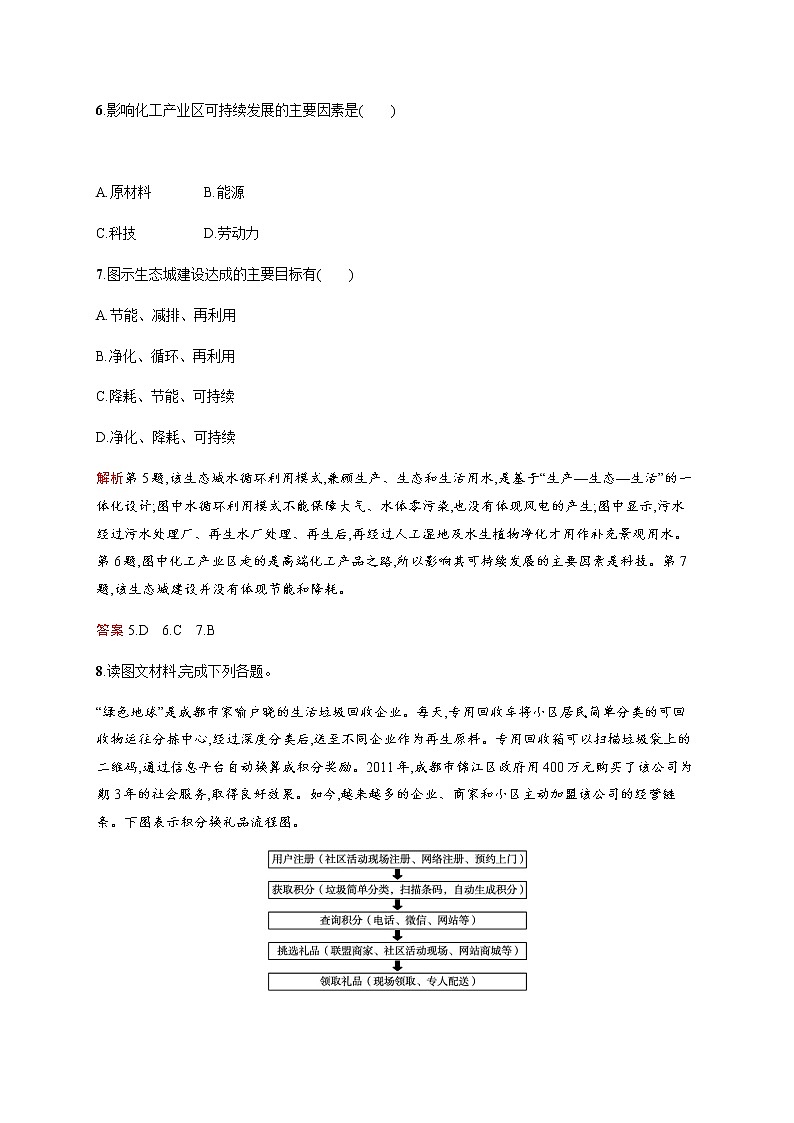 第一单元　单元活动　践行绿色发展 同步练习-鲁教版（2019）高中地理选择性必修303