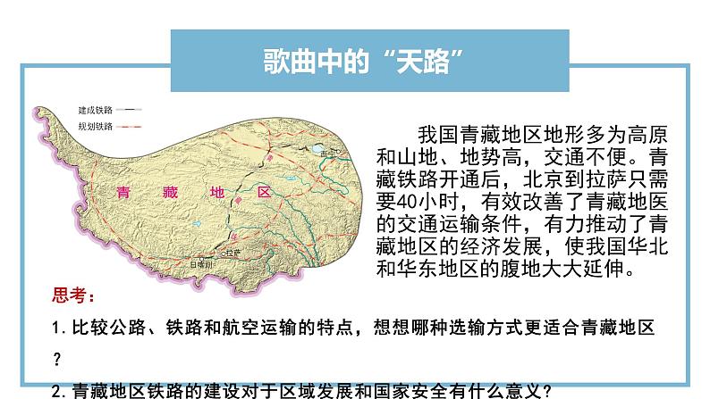 3.4 运输方式和交通布局与区域发展的关系（精品课件）-地理同步精品（新教材中图版必修第二册）02