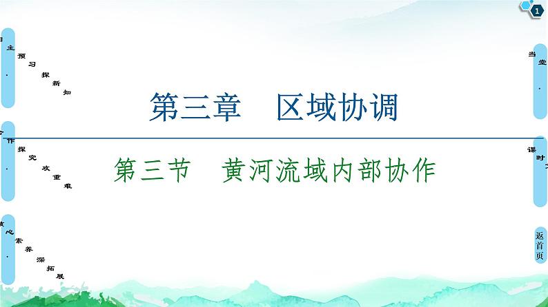 第3章 第3节　黄河流域内部协作 课件-中图版（2019）选择性必修二高中地理01