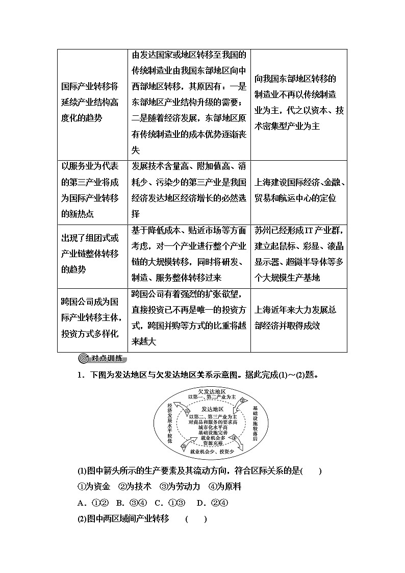 第3章 区域协调 章末小结与测评 学案-中图版（2019）选择性必修二高中地理03