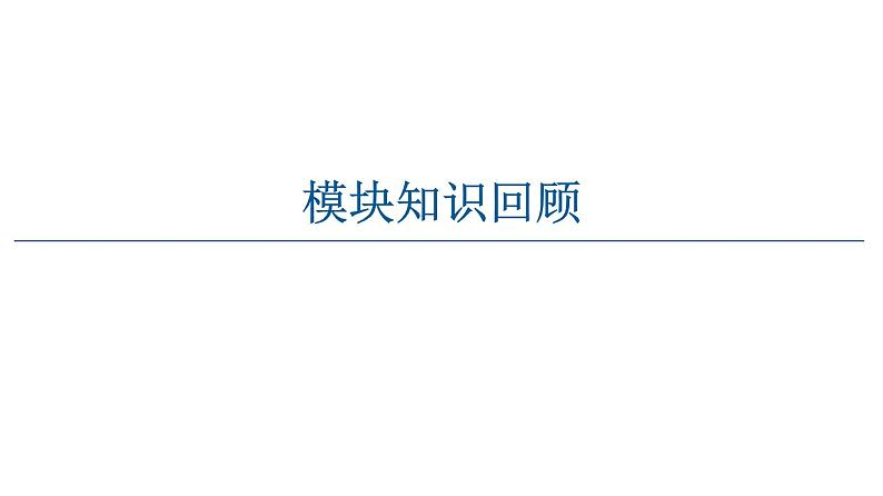 模块知识回顾 课件-中图版（2019）高中地理选择性必修301