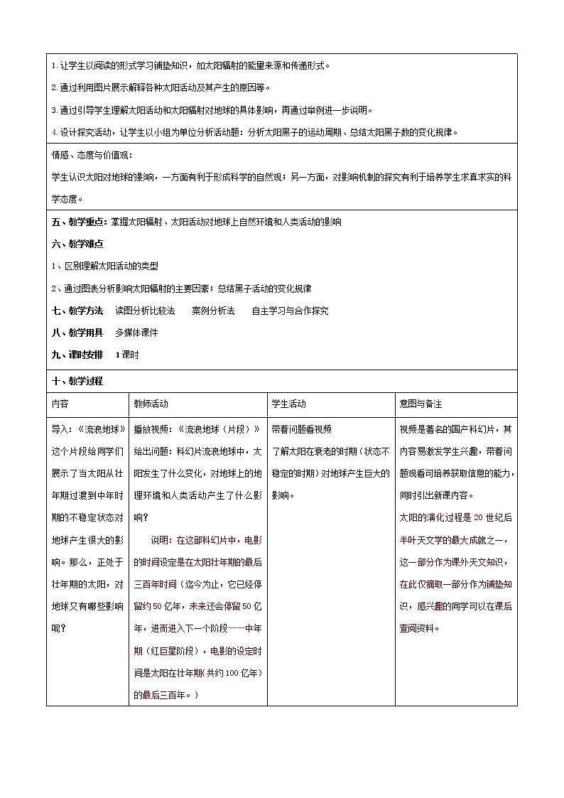 1.2太阳对地球的影响（课件+教案）02