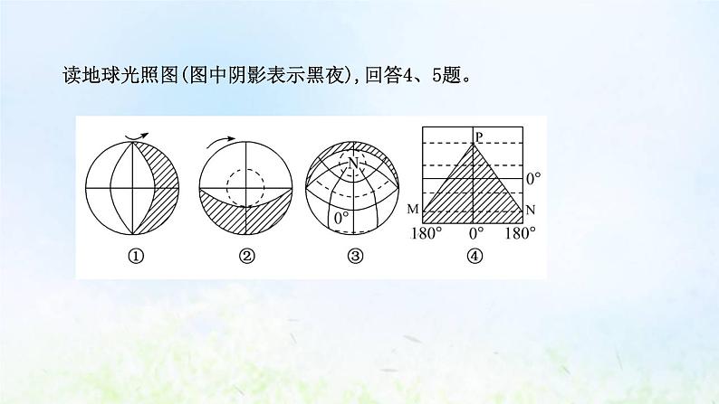 高考地理一轮复习课时作业五地球自转及其地理意义课件新人教版第5页