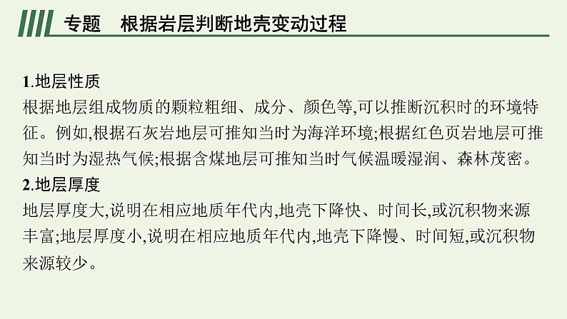 高中地理第二章地表形态的塑造 习题课件+训练+测评新人教版选择性必修106