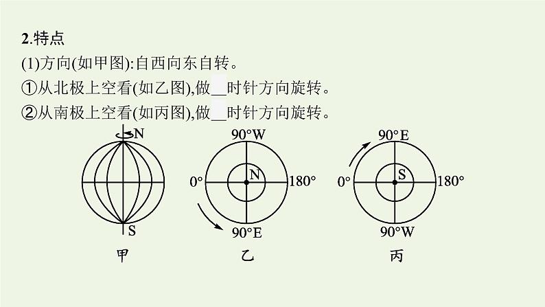 2021_2022学年新教材高中地理第一章地球的运动第一节地球的自转和公转课件新人教版选择性必修1第6页