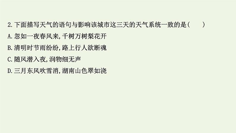 高中地理第三章大气的运动课件+课时评价+单元评价打包12套新人教版选择性必修104