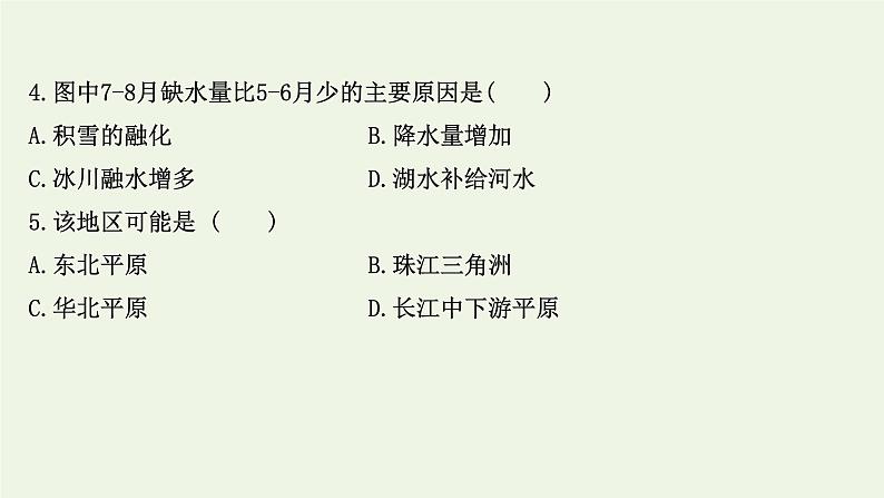 2021_2022学年新教材高中地理第四章水的运动第一节陆地水体及其相互关系课时评价课件新人教版选择性必修1第8页