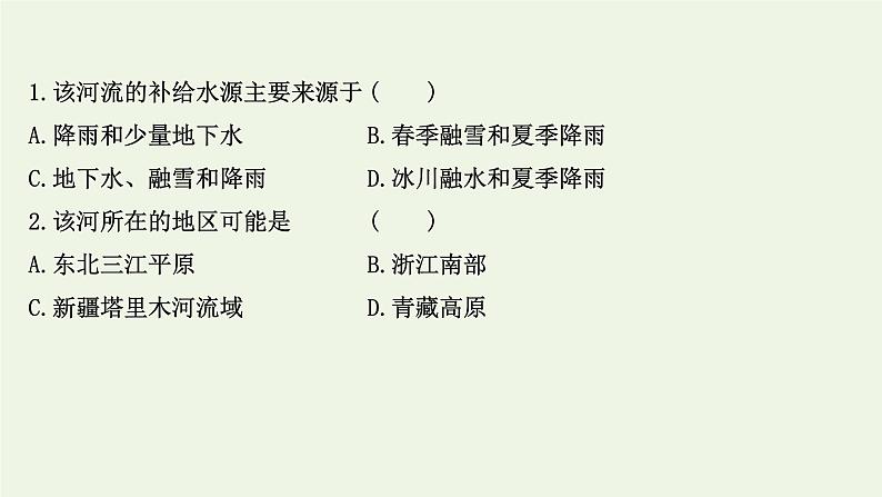 2021_2022学年新教材高中地理第四章水的运动单元评价课件新人教版选择性必修1第3页