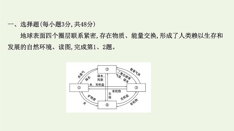 高中地理第五章自然环境的整体性与差异性课件+课时评价+单元评价打包8套新人教版选择性必修102