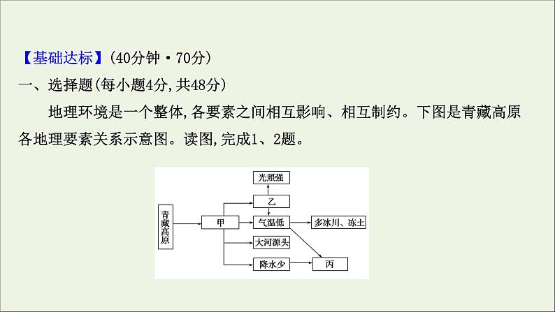 高中地理第五章自然环境的整体性与差异性课件+课时评价+单元评价打包8套新人教版选择性必修102