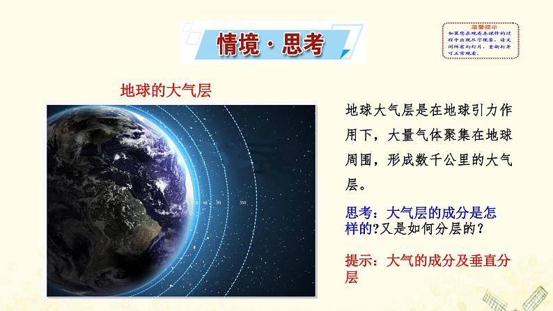 2021_2022学年新教材高中地理第二单元从地球圈层看地表环境第一节第1课时大气的组成与结构课件鲁教版必修1第2页