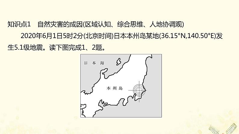 高中地理素养培优练打包8套鲁教版必修1课件PPT02