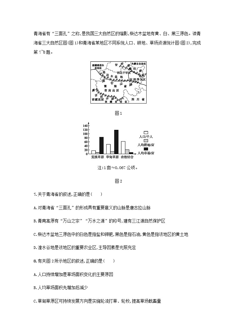 高考地理一轮复习第十三章地理环境与区域发展检测含解析新人教版03