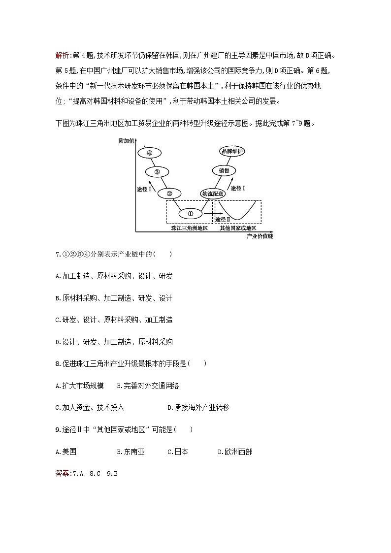 高考地理一轮复习第十七章区际联系与区域协调发展检测含解析新人教版03