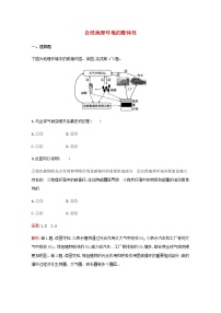 高考地理一轮复习考点规范练14自然地理环境的整体性含解析新人教版