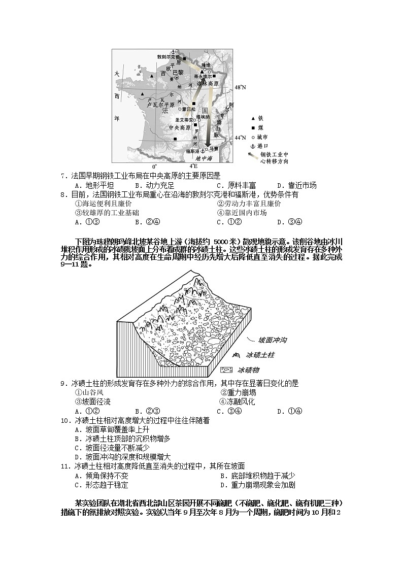 广东省2021届新高考地理一轮复习检测卷402