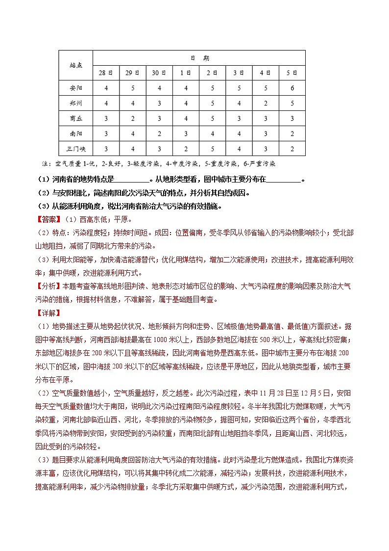 专题08 城镇与乡村-五年（2017-2021）高考地理真题分项详解（浙江专用）（解析版）03