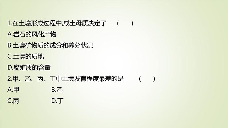 2021-2022学年高中地理新人教版必修第一册 ：课时练习 5.2 土　壤 课件（28张）03