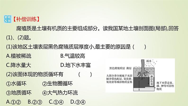 2021-2022学年高中地理新人教版必修第一册 ：课时练习 5.2 土　壤 课件（28张）08