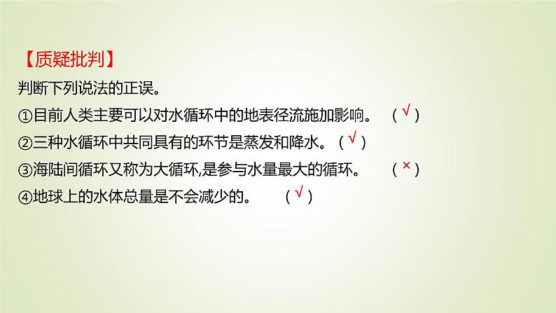 2021-2022学年高中地理新人教版必修第一册 第三章 第一节 水循环 课件（52张）第7页