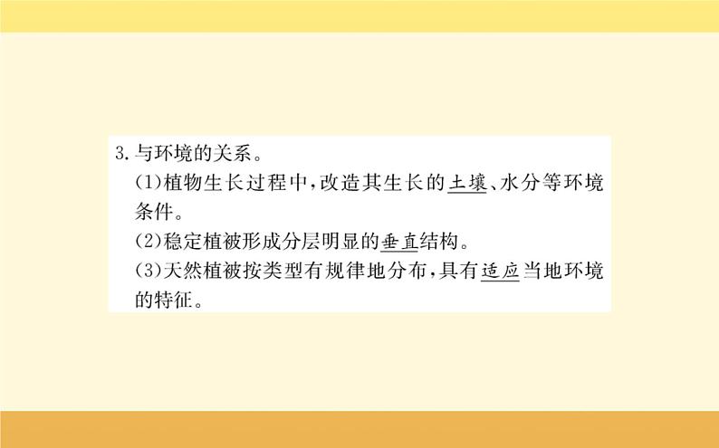 新教材2022版人教版地理必修第一册课件：第五章+第一节+植+被+03