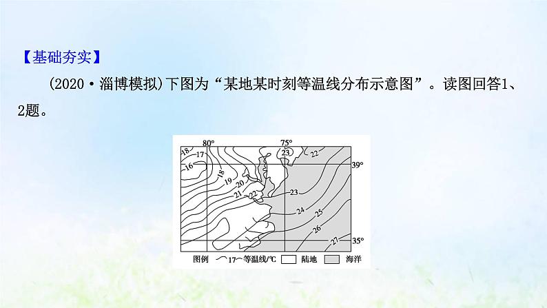 高考地理一轮复习课时作业十一气压带和风带对气候的影响课件新人教版02