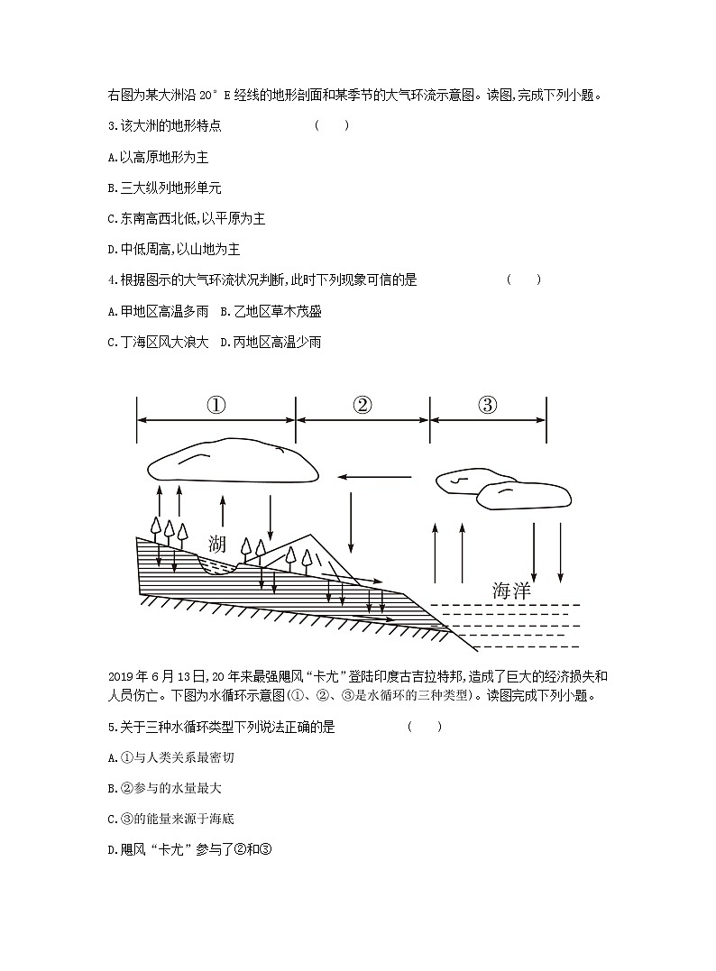 广东省2020年高中地理学业水平模拟测试题一02