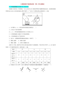 地理必修 第一册第二章 地球上的大气综合与测试单元测试习题