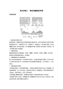 2022届高中地理二轮专题复习高考必练必备 专题四 难点突破4 地质剖面图的判读学案