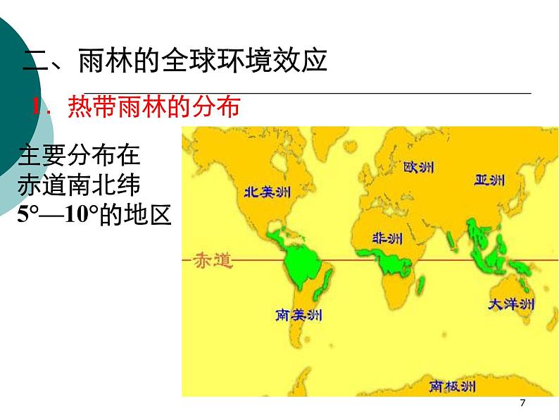 高中地理必修三课件-2.2 森林的开发和保护——以亚马孙热带雨林为例（5）-人教版07