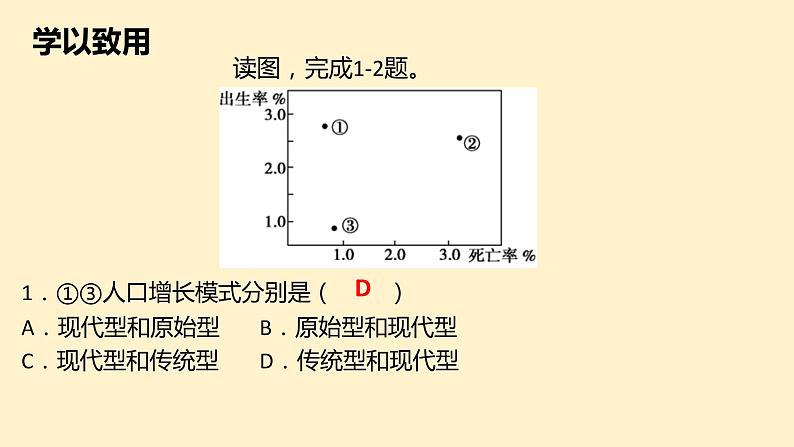 人教版（新课标）必修二人口单元复习课件PPT05