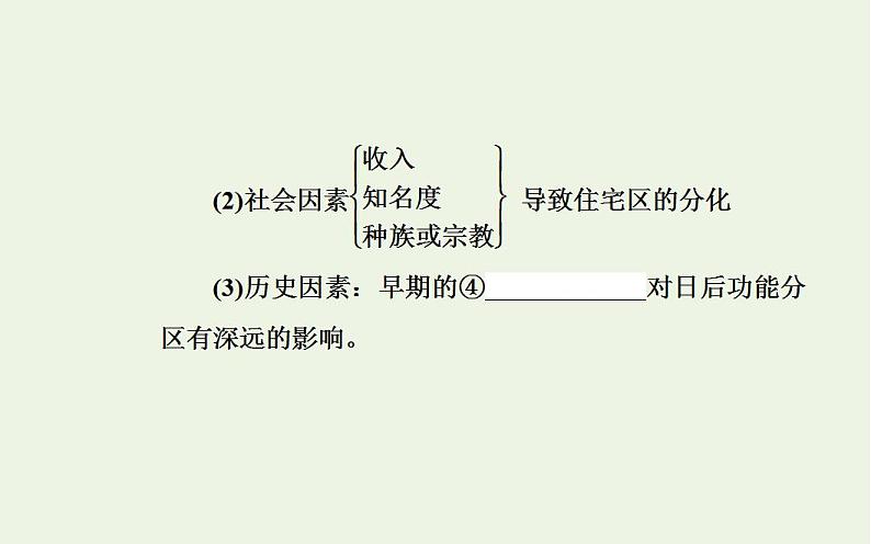 高考地理一轮复习第七章城市与城市化第一节城市内部空间结构和城市等级体系课件新人教版第8页