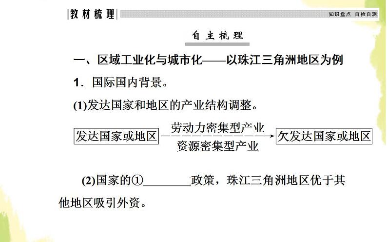 高考地理一轮复习第九章工业地域的形成与发展第三节区域工业化城市化与产业转移课件新人教版04