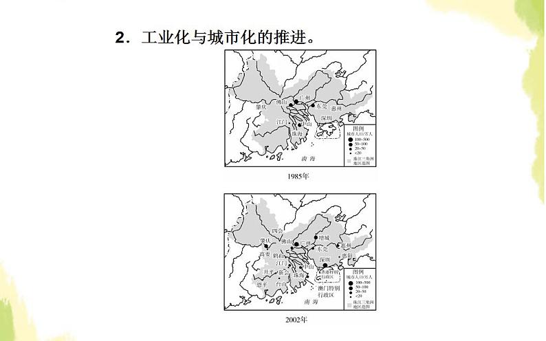 高考地理一轮复习第九章工业地域的形成与发展第三节区域工业化城市化与产业转移课件新人教版06