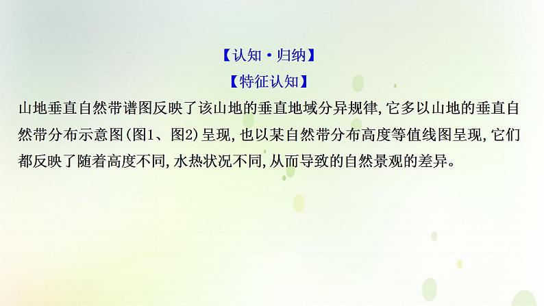 高考地理一轮复习图表解读突破6垂直自然带谱图的判读课件新人教版第5页