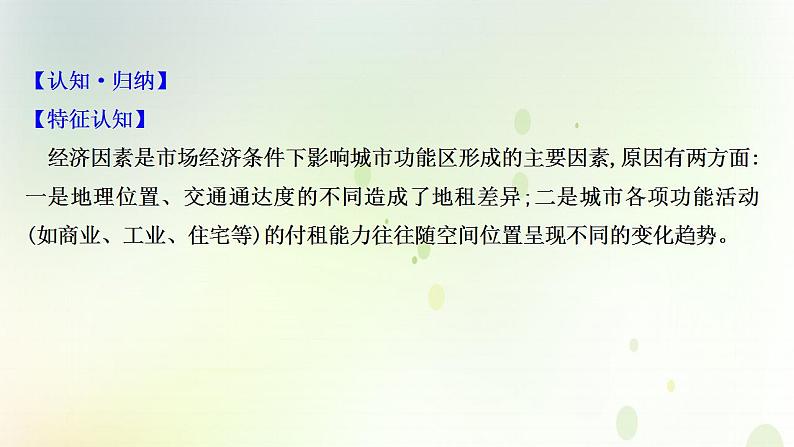 高考地理一轮复习图表解读突破8城市地租曲线图的判读课件新人教版04