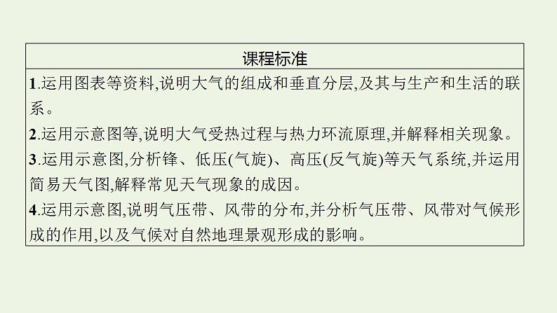 高考地理一轮复习第二章地球上的大气第一节大气的组成和垂直分层大气受热过程课件新人教版第4页