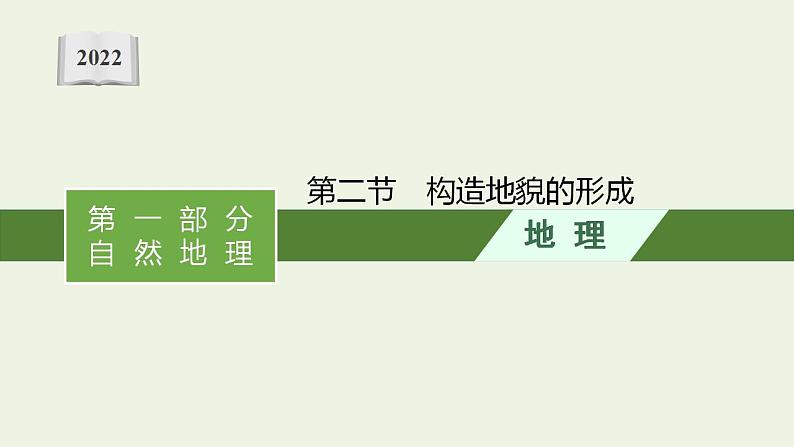 高考地理一轮复习第四章地表形态的塑造第二节构造地貌的形成课件新人教版01