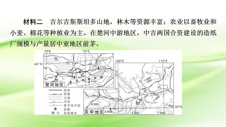 高考地理一轮复习答题规范11区域特征与区域差异分析类课件新人教版第3页