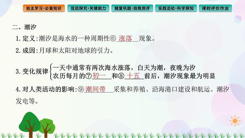 2022版新教材地理人教版必修第一册课件：第三章第三节海水的运动05