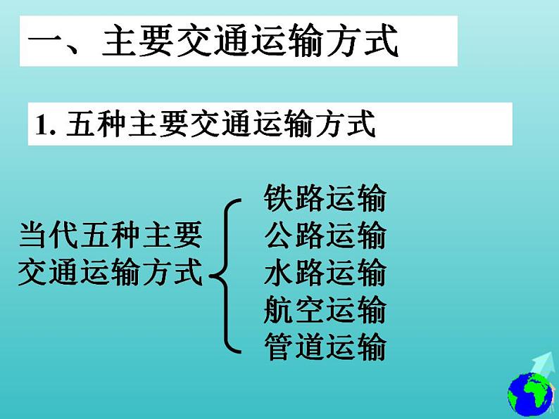 2021_2022学年高中地理第五章交通运输布局及其影响第一节交通运输方式和布局1课件新人教版必修2第6页