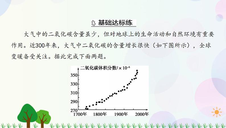 2022版新教材地理人教版必修第一册课件：第二章+地球上的大气+滚动训练102
