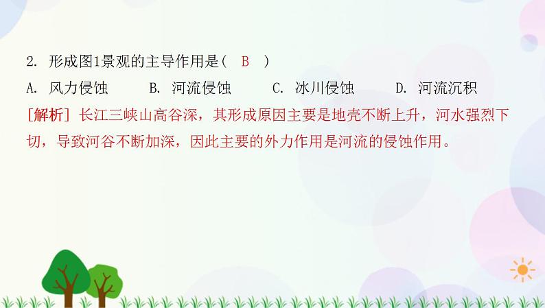 2022版新教材地理人教版必修第一册课件：第四章+地貌+滚动训练204