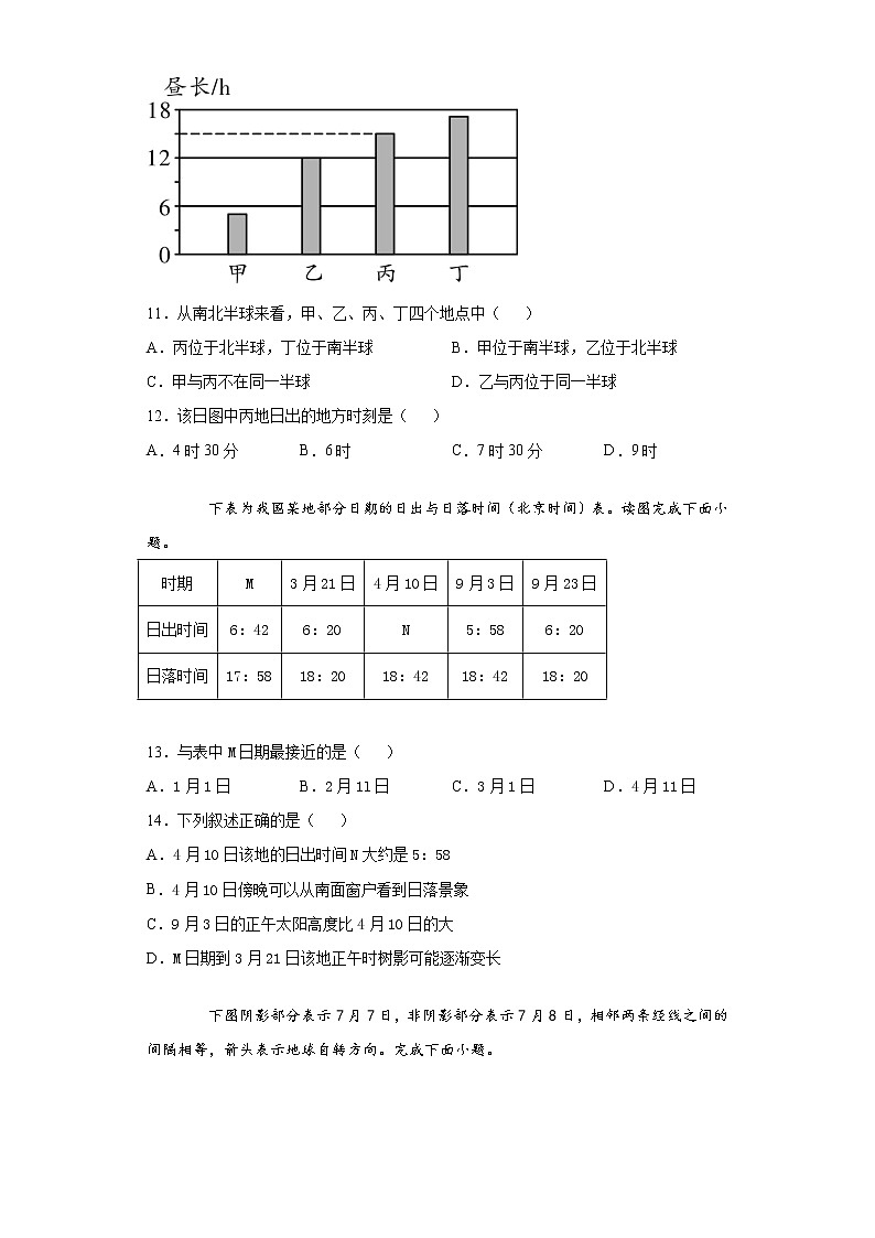 江苏省镇江市2021-2022学年高二上学期10月月考地理试题（word版含答案）03