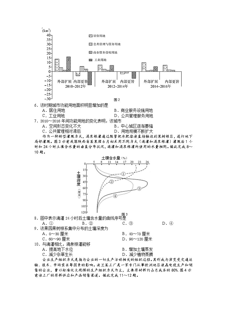 江苏省如皋中学2022届高三上学期10月第一次阶段考试地理试题 含答案第2页