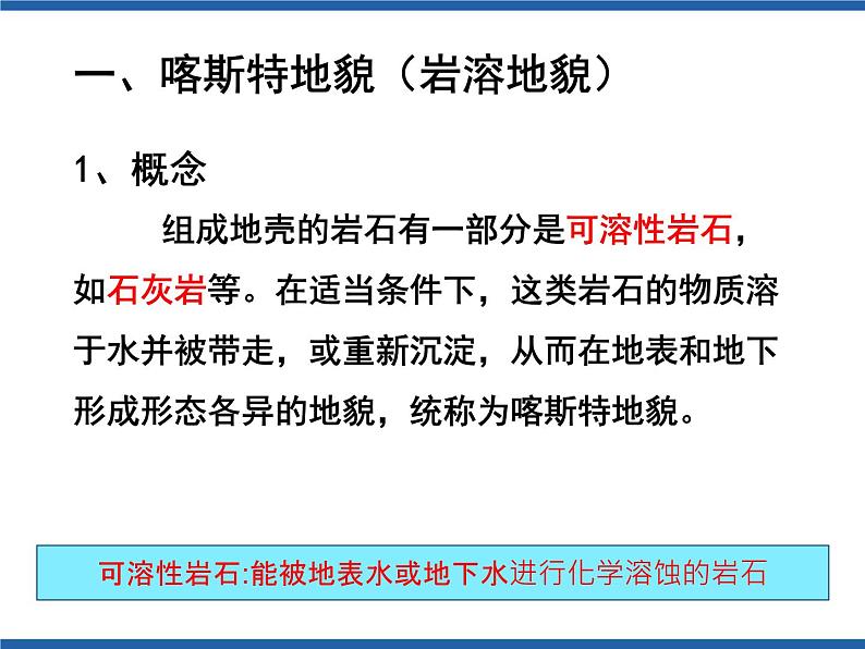 4.1常见地貌类型——喀斯特地貌课件PPT03