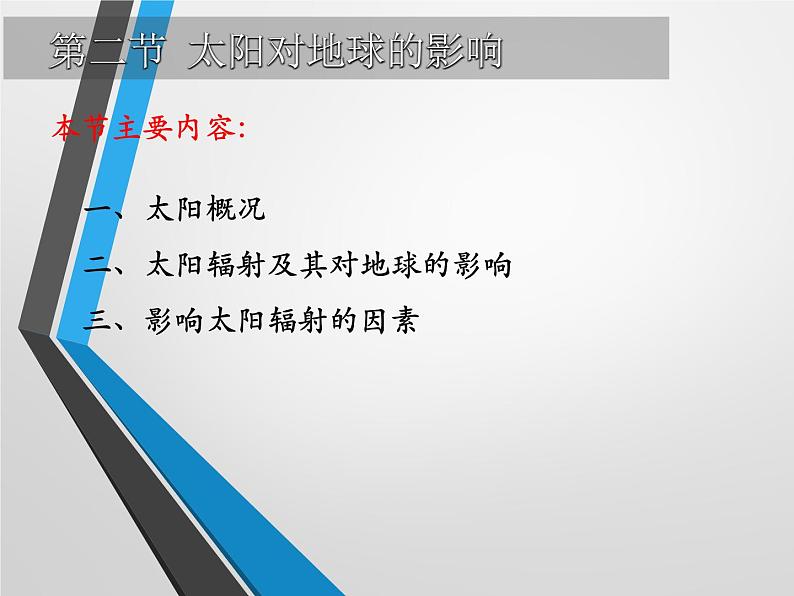 1.2 太阳对地球的影响课件山东省武城县水木清华实验学校2021-2022学年高中地理人教版（2019）必修一）02