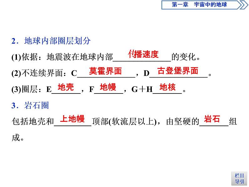 新教材高中地理必修一4 第四节　地球的圈层结构课件PPT05