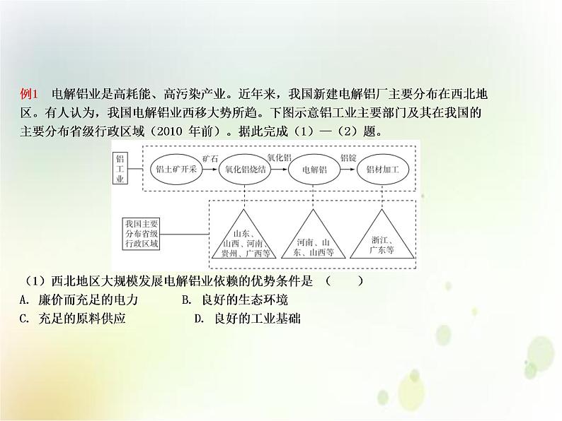 人教版（2019）高中地理必修二第三章第二节 工业区位因素及其变化 教学课件(共16张ppt)第6页